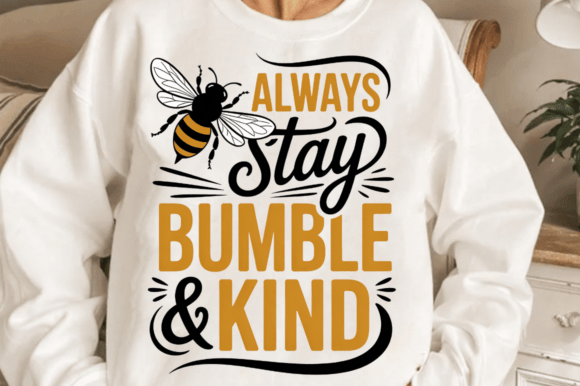 Always Stay Bumble Kind PNG Design: Graphics for T-Shirt Designs