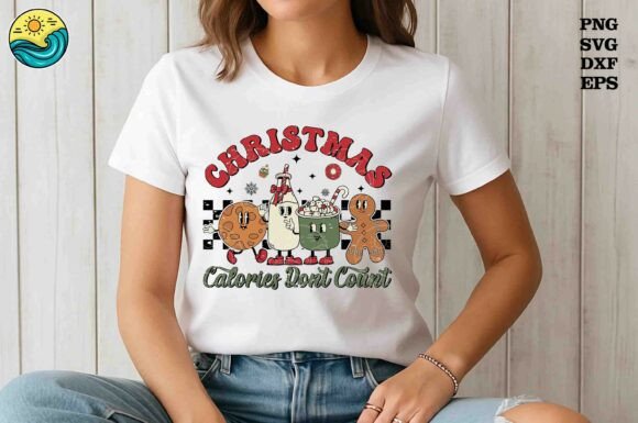 Christmas Calories SVG Funny for T-Shirt Designs and Graphics