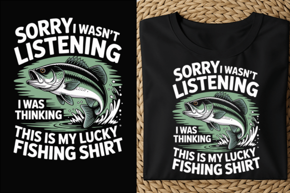 Funny Fishing Quote with Largemouth Bass Graphics for T-Shirt Designs