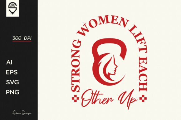 Motivational Women's Gym T-shirt Design - Bold Graphics for T-Shirt Designs