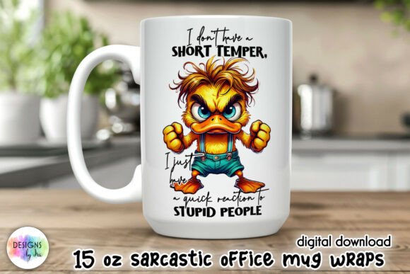 Sarcastic Coffee Mug Wrap, 15 Oz Mug: Graphics & Illustrations Review