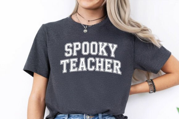 Spooky Teacher Halloween Shirt SVG PNG: A Graphic Design Asset for T-Shirt Designs